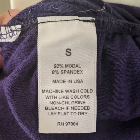 Violet / Purple Ruched Side Sleeveless Dress - Tart Small 💜 Form Fitting - Picture 11 of 14